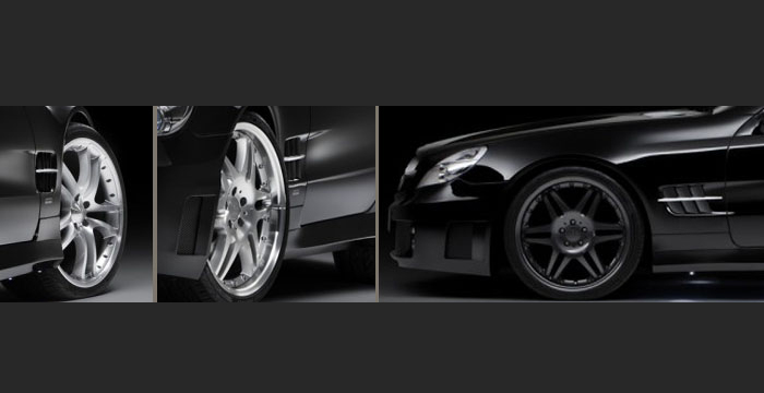 Custom Mercedes SL Fenders  Convertible (2009 - 2012) - $1050.00 (Manufacturer Sarona, Part #MB-021-FD)